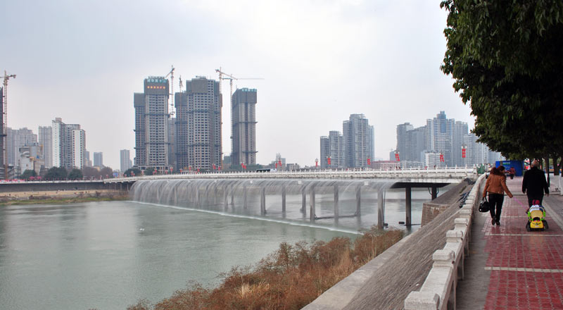 綿陽東方紅大橋噴泉控制