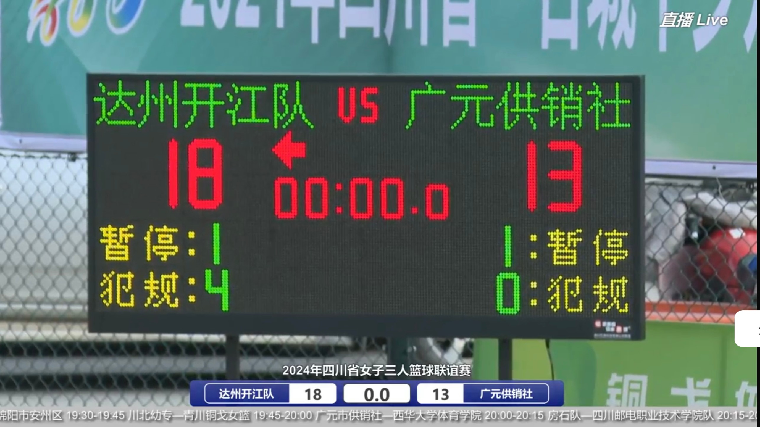 2024年四川省女子三人籃球賽